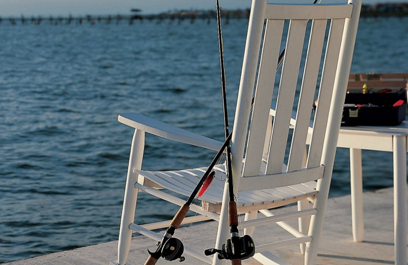 Fishing at The Lighthouse Inn at Aransas Bay.