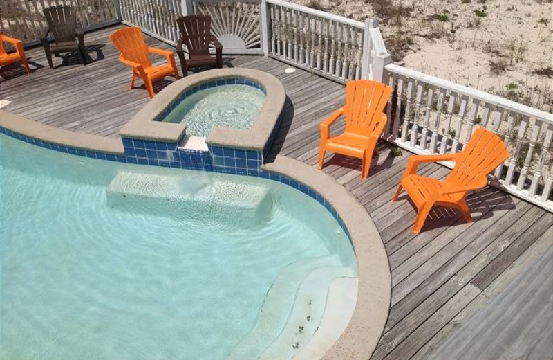 Rental pool at Sunset Properties.