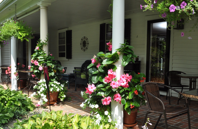 Patio at Candleberry Inn.