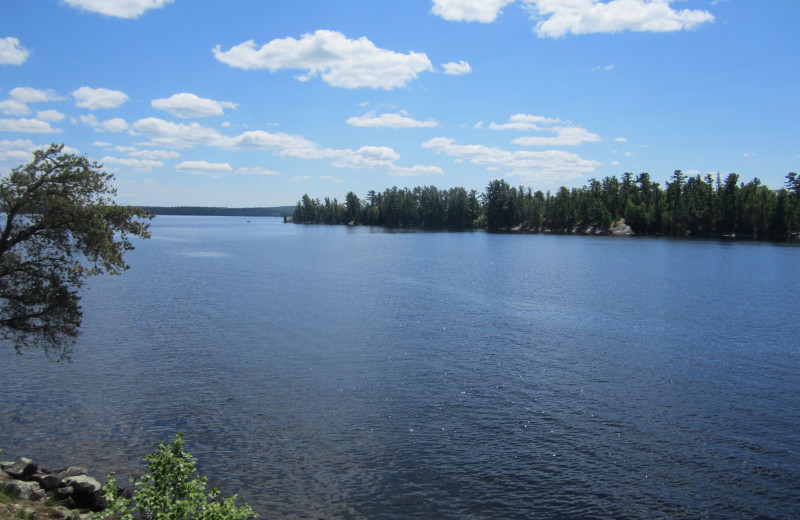 Lake view at Kec's Kove Resort.