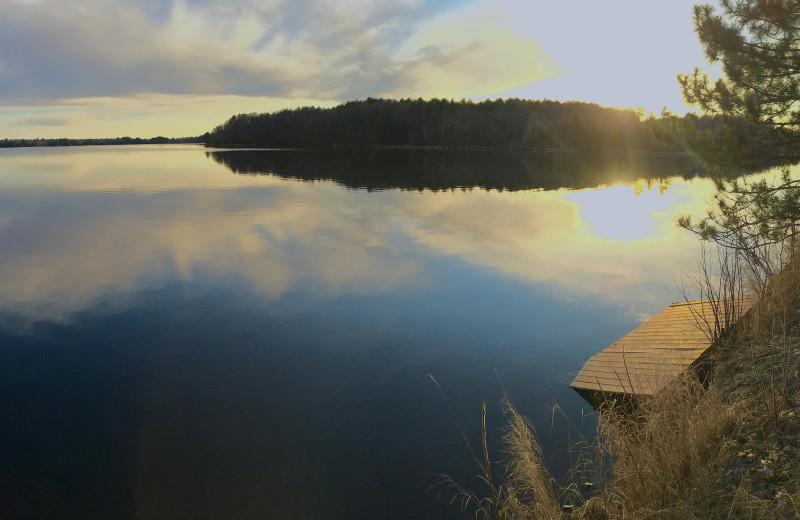 Lake view at Pitlik's Sand Beach Resort.