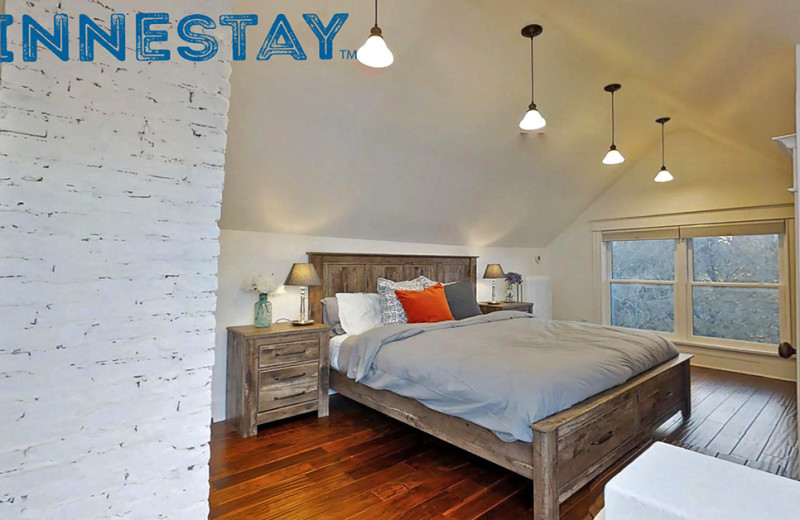 Rental bedroom at Minnestay.