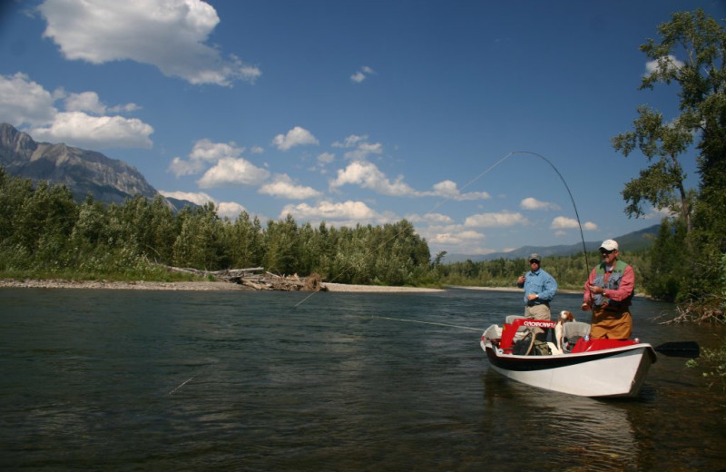 Fishing at Red Tree Lodge.