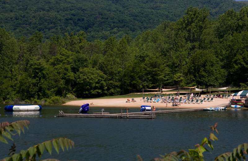 Beach near Wintergreen Resort.