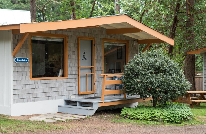 Cottage exterior at Blue Vista Resort.