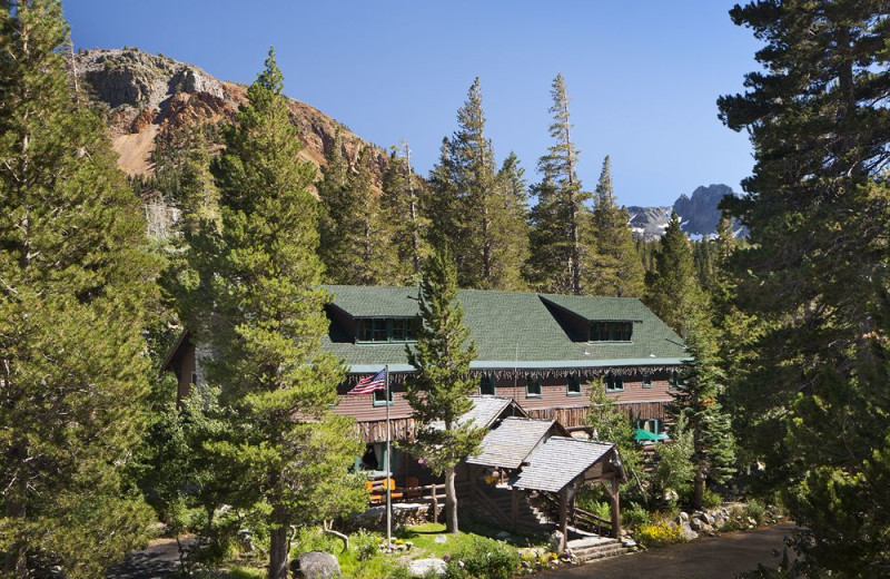 Exterior view of Tamarack Lodge.