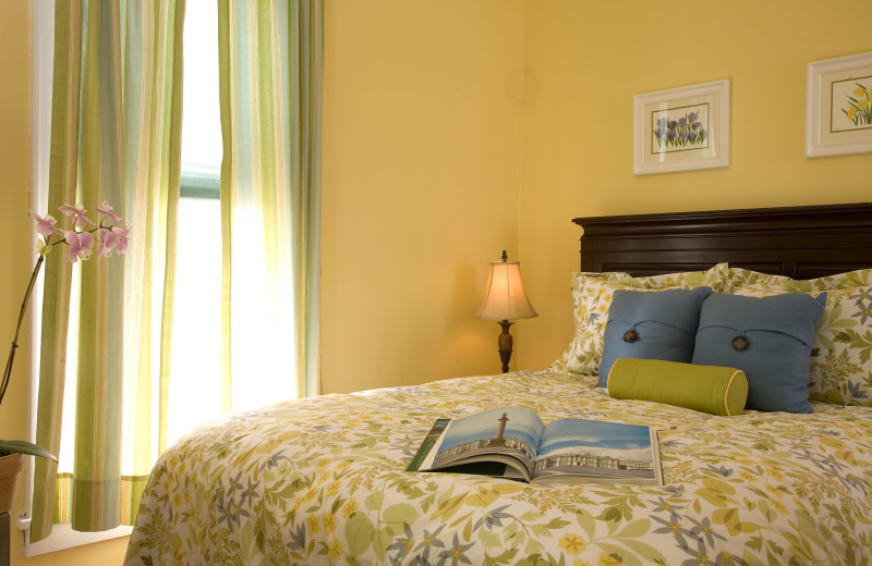 Guest room at Croff House Bed & Breakfast.