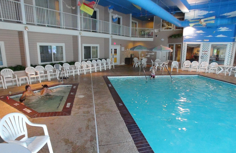 Indoor pool at Bayshore Resort.