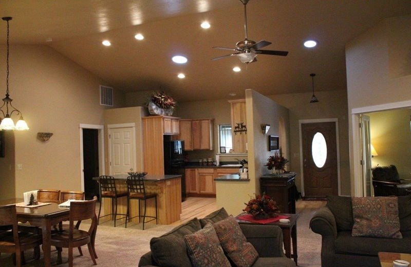 Rental interior at Sisters Vacation Rentals.