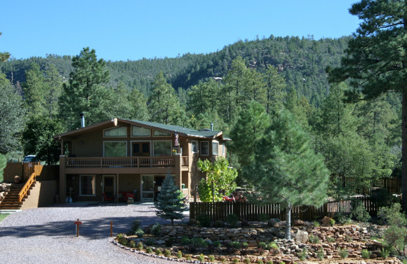 Exterior view of Cabins on Strawberry Hill.