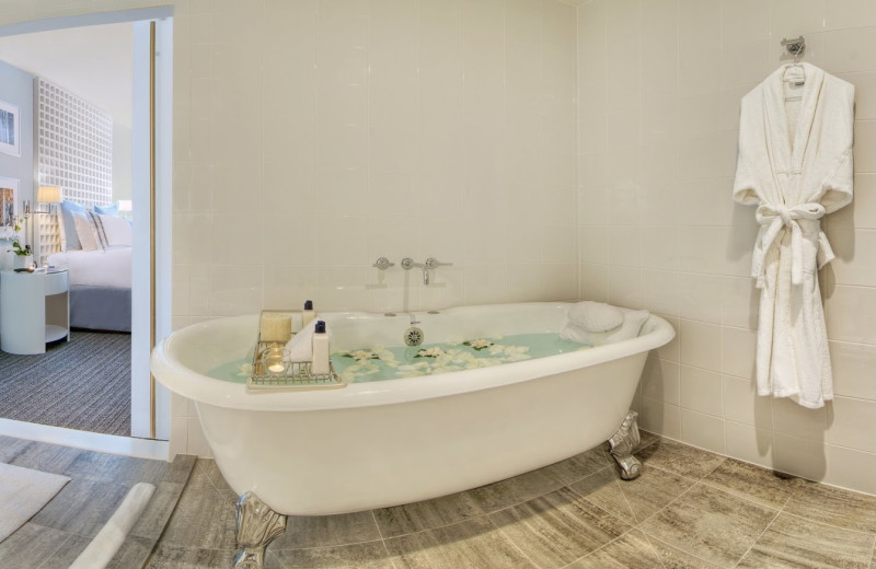 Guest bathroom at Lorien Hotel & Spa.