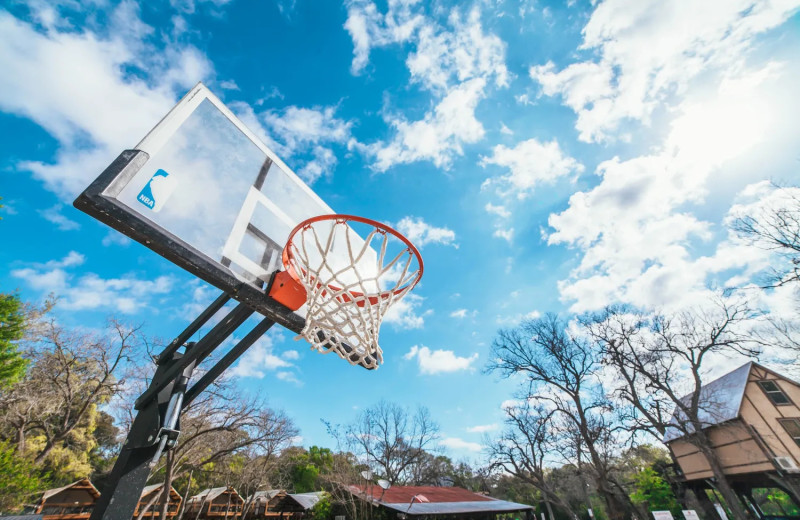 Basket ball at Geronimo Creek Retreat.