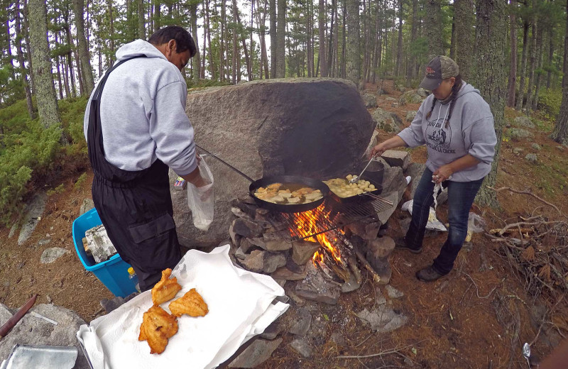 Fish fry at Zup's Fishing Resort and Canoe Outfitters.