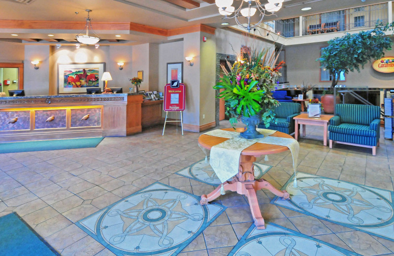 Lobby at Banff Ptarmigan Inn.