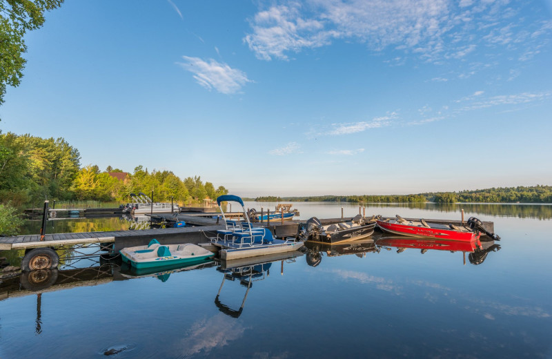 Dock at Grand Ely Lodge.