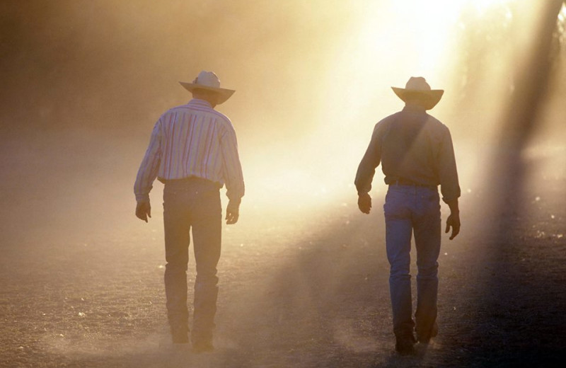 Cowboys at Circle Z Ranch.