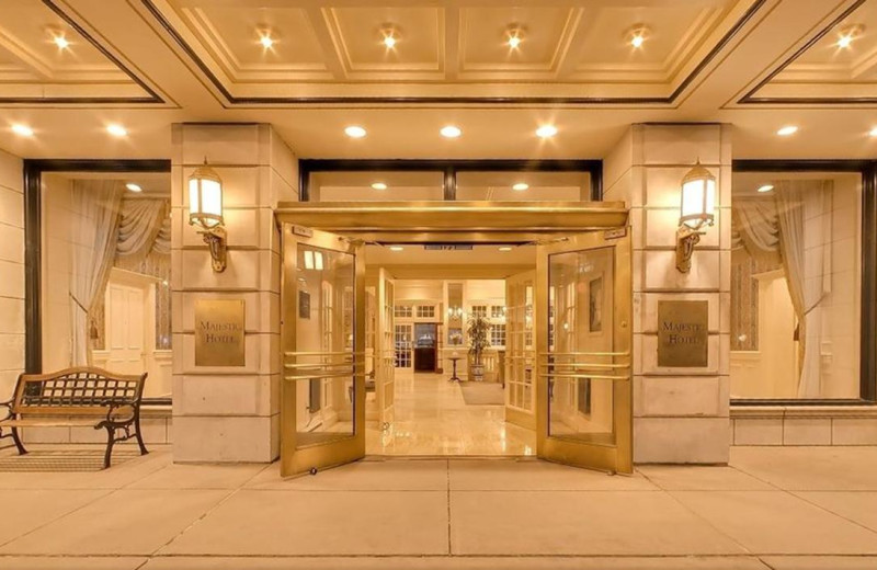 Lobby at Omni Majestic Hotel.