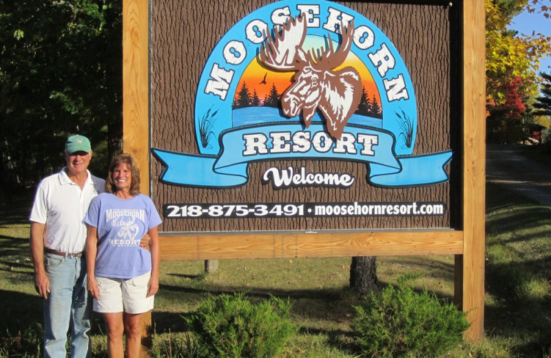 Couple at Moosehorn Resort.
