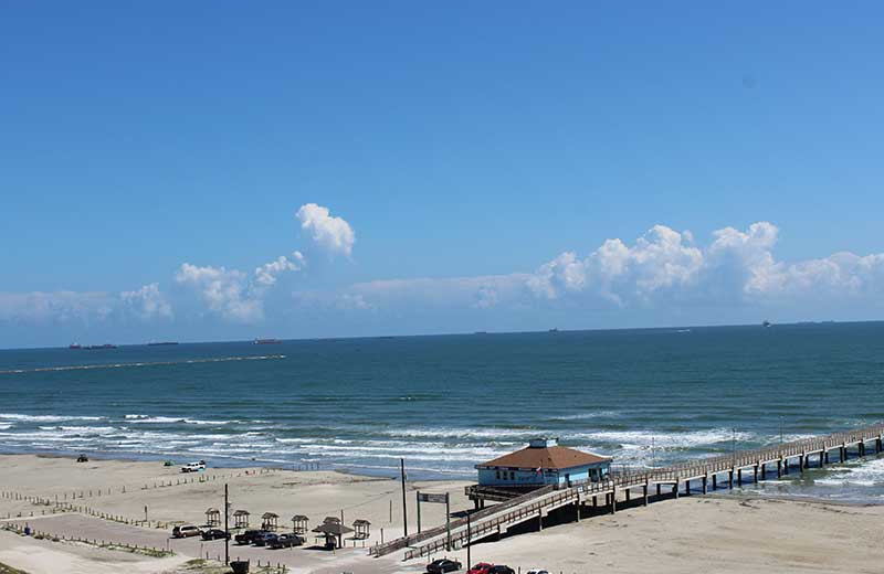 The beach at The Dunes Condominiums.