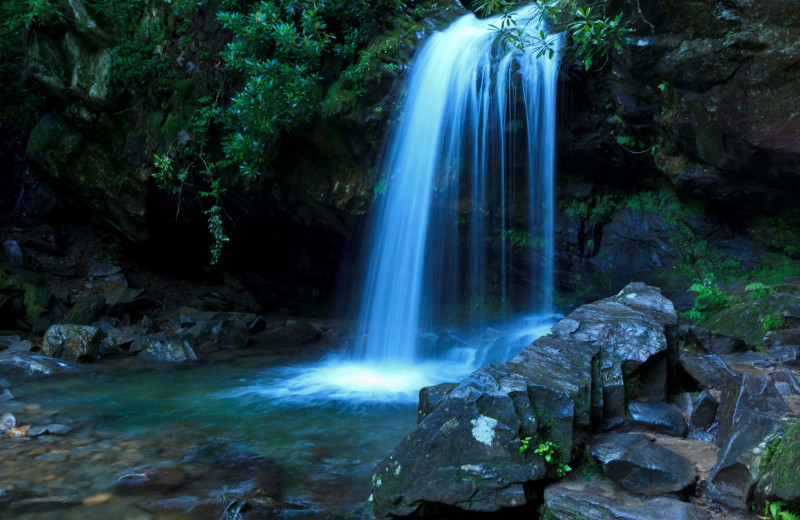 Waterfall near Old Creek Lodge.