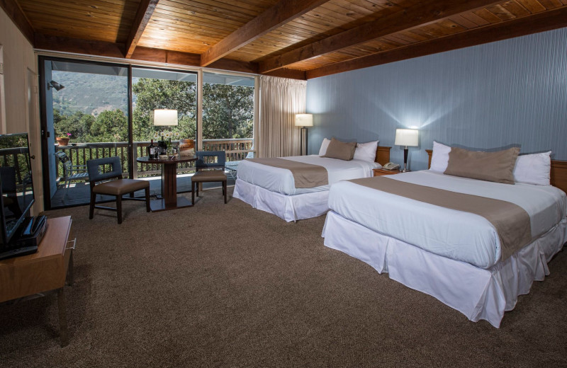 Guest room at Blue Sky Lodge.