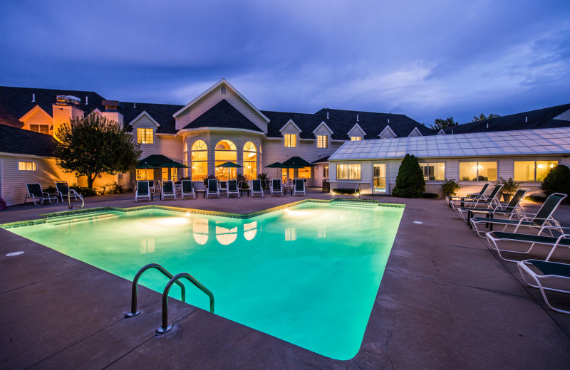 Outdoor pool at Gorges Grant Hotel.