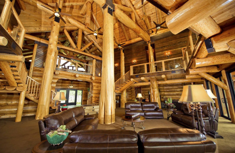 Rental living room at Burnet County Tourism.