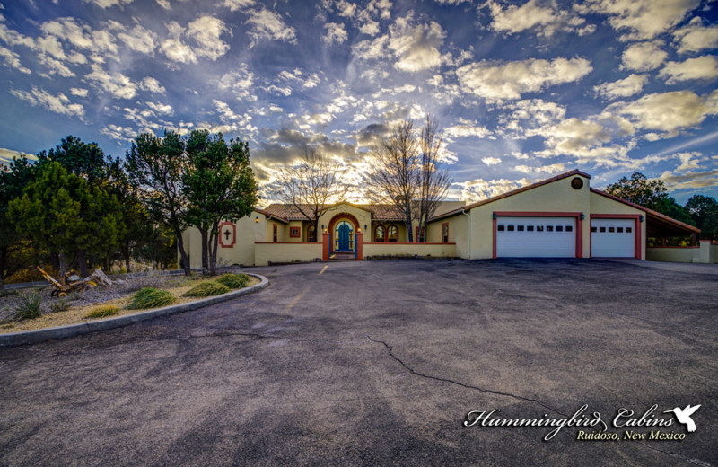 Rental exterior at Hummingbird Cabins.