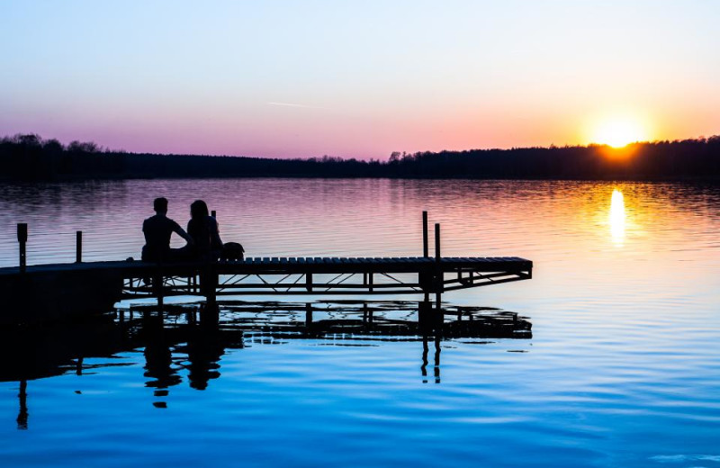 Dock at Wilderness Resort Villas.