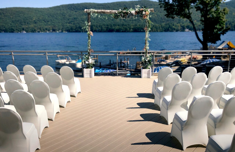 Weddings at  Surfside on the Lake Hotel & Suites.