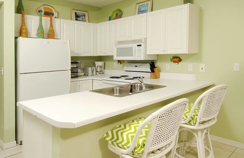 Rental kitchen at Bender Realty.