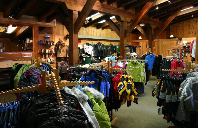 Ski shop at Sugar Bowl Resort.