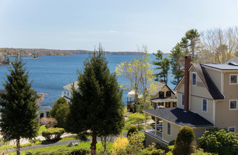 Beach view at Five Gables Inn.