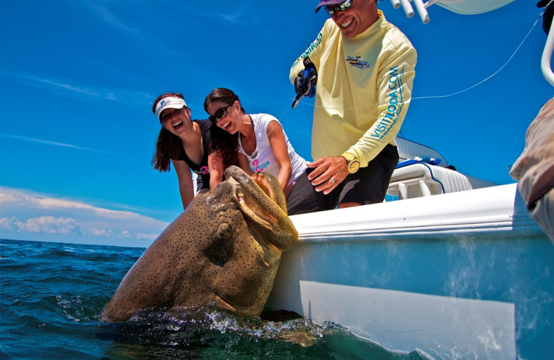 Fishing at South Seas Island Resort.