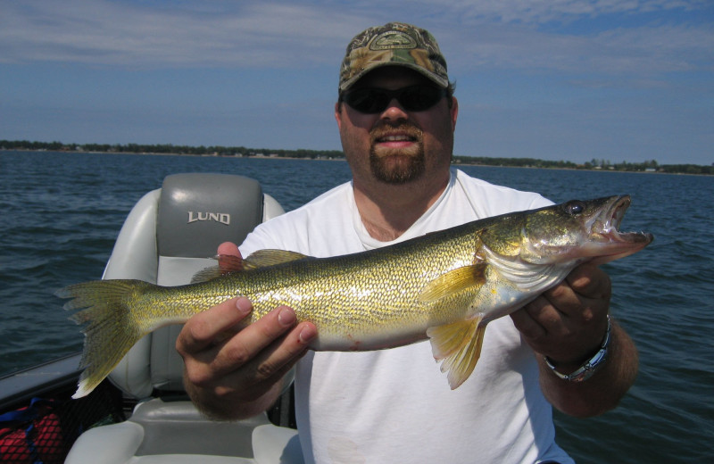Fishing at Otter Tail Beach Resort.