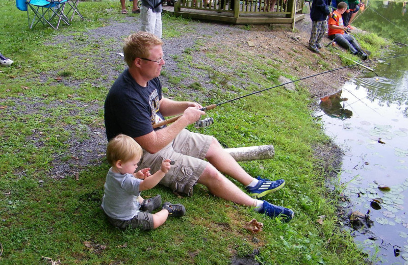Fishing at Yogi at Shangri-La.