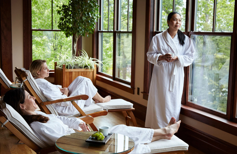 Spa at Mohonk Mountain House.