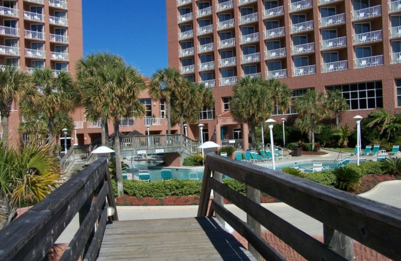 Bridge view at Perdido Beach Resort.