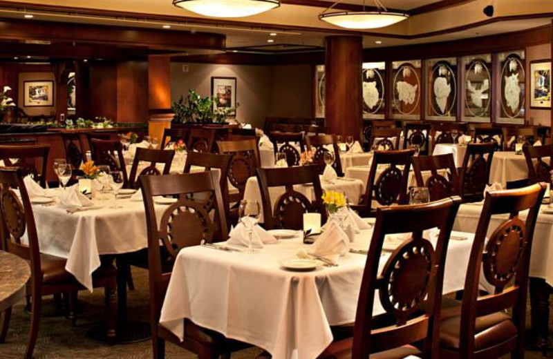 Dining at Delta Banff Royal Canadian Lodge.