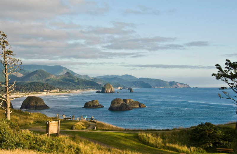 Shoreline at Hallmark Resort in Cannon Beach.