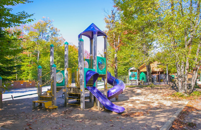 Playground at Old Forge Camping Resort.