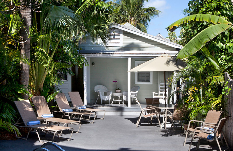 Patio at Southernmost Inn.