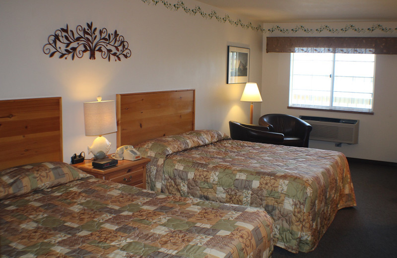 Guest room at Rowleys Bay Resort.