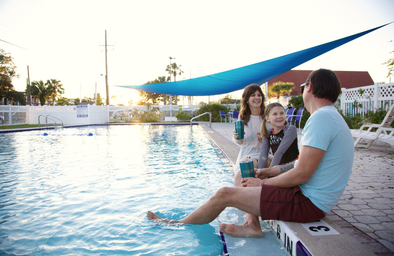 Outdoor pool at Southern Oaks Inn.