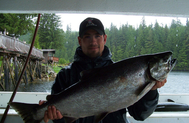 Fishing at Yes Bay Lodge.