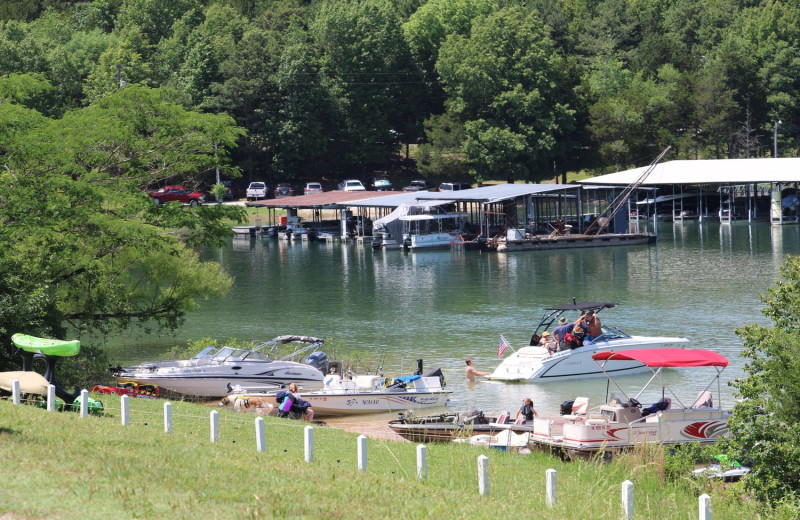 Fishing at Tanglewood Lodge.