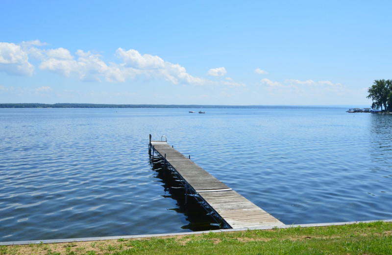 Dock at Waters Edge B&B Resort.