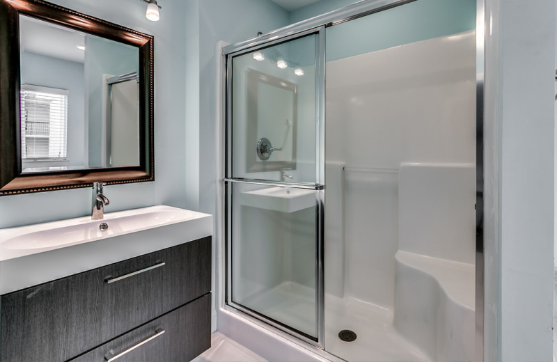 Guest bathroom at Together Resorts.