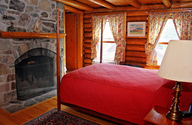 Guest room at Unity College Sky Lodge.