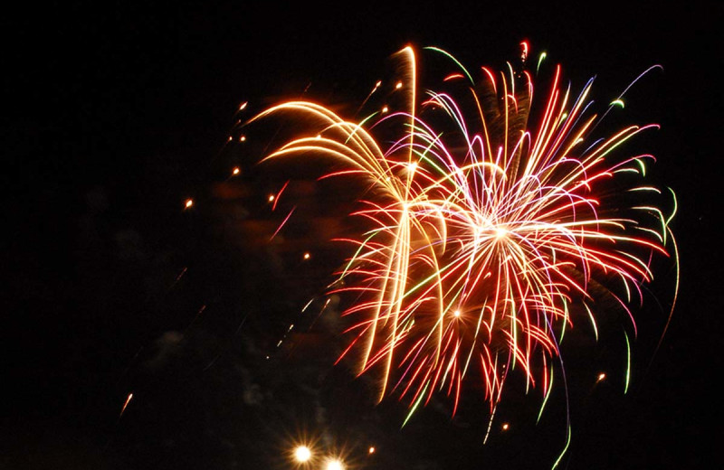 Fireworks at The Lodge at Woodloch.